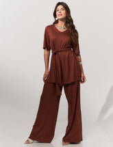 Conjunto Vicenza Sadie Marrom Tamara