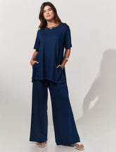 Conjunto Vicenza Selena Azul Marinho