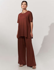 Conjunto Vicenza Selena Marrom Tamara