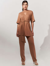 Conjunto Vicenza Sonia Caramelo Nougat