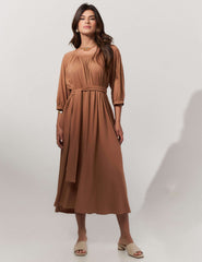 Vestido Vicenza Sandra Caramelo Nougat