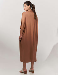 Vestido Samira Caramelo Nougat