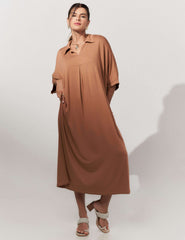 Vestido Samira Caramelo Nougat