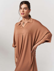 Vestido Samira Caramelo Nougat
