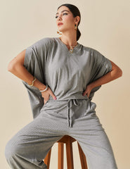 Conjunto Canelado Tessa Mescla