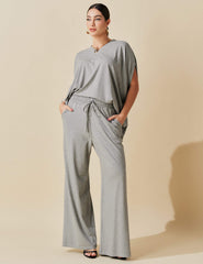 Conjunto Canelado Tessa Mescla