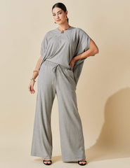 Conjunto Canelado Tessa Mescla