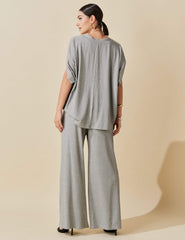 Conjunto Canelado Tessa Mescla