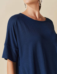Conjunto Poá Talia Azul Marinho