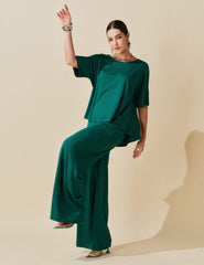 Conjunto Poá Talia Verde Castanheira