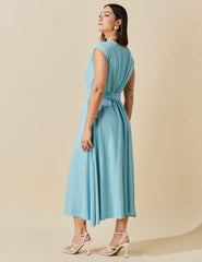 Vestido Vicenza Telma Azul Diálogo