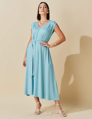 Vestido Vicenza Telma Azul Diálogo