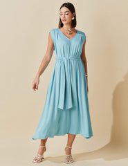 Vestido Vicenza Telma Azul Diálogo