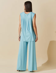 Conjunto Vicenza Teresa Azul Diálogo