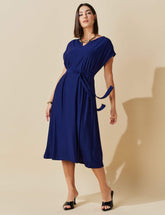Vestido Marbella Thais Azul Profundo