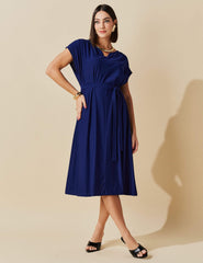 Vestido Marbella Thais Azul Profundo