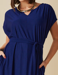 Vestido Marbella Thais Azul Profundo