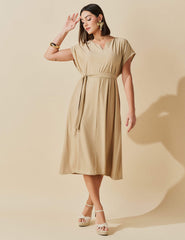 Vestido Marbella Thais Bege MPB