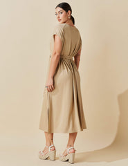 Vestido Vicenza Tuane Bege MPB