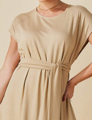Vestido Vicenza Tuane Bege MPB
