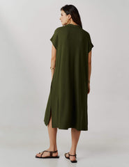 Vestido Canelado Vitoria Verde Country