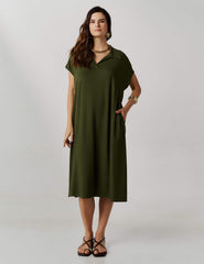 Vestido Canelado Vitoria Verde Country