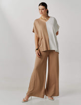 Conjunto Vicenza Valentina Bege/ Off White
