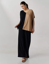Conjunto Vicenza Valentina Preto/ Bege