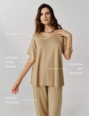Conjunto Vicenza Vanessa Bege MPB
