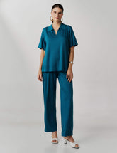 Conjunto Vicenza Virginia Azul Gótico