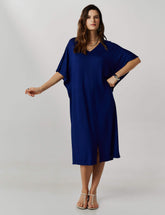 Vestido Vicenza Val Azul Profundo