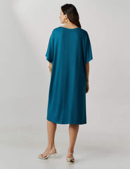 Vestido Vicenza Val Azul Gótico