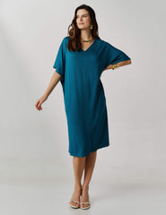 Vestido Vicenza Val Azul Gótico