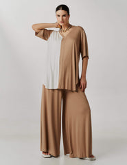 Conjunto Vana Bege/ Off White