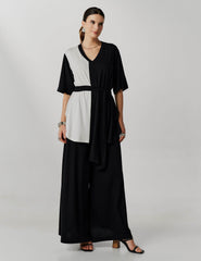 Conjunto Vana Preto/ Off White