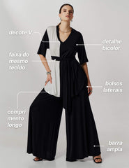 Conjunto Vana Preto/ Off White