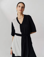 Conjunto Vana Preto/ Off White
