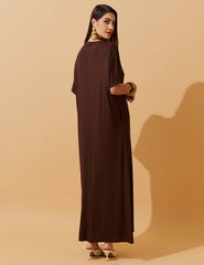 Vestido Vasti Marrom Natureza