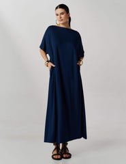 Vestido Vasti Azul Marinho
