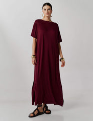 Vestido Vasti Bordo