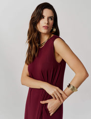 Vestido Valdet Bordo