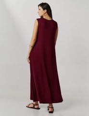 Vestido Valdet Bordo