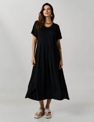 Vestido Vicenza Viola Preto