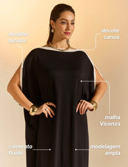 Vestido Vicenza Abby Preto
