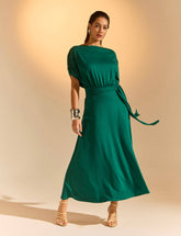 Vestido Vicenza Areli Verde Castanheira