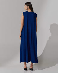 Vestido Vicenza Astela Azul Profundo
