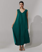 Vestido Agnela Verde Castanheira