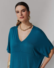 Vestido Apolina Azul Gótico