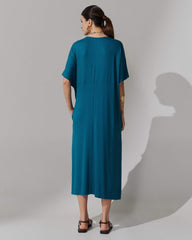 Vestido Apolina Azul Gótico