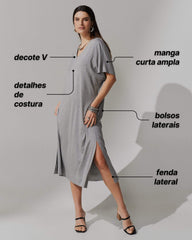 Vestido Apolina Mescla
